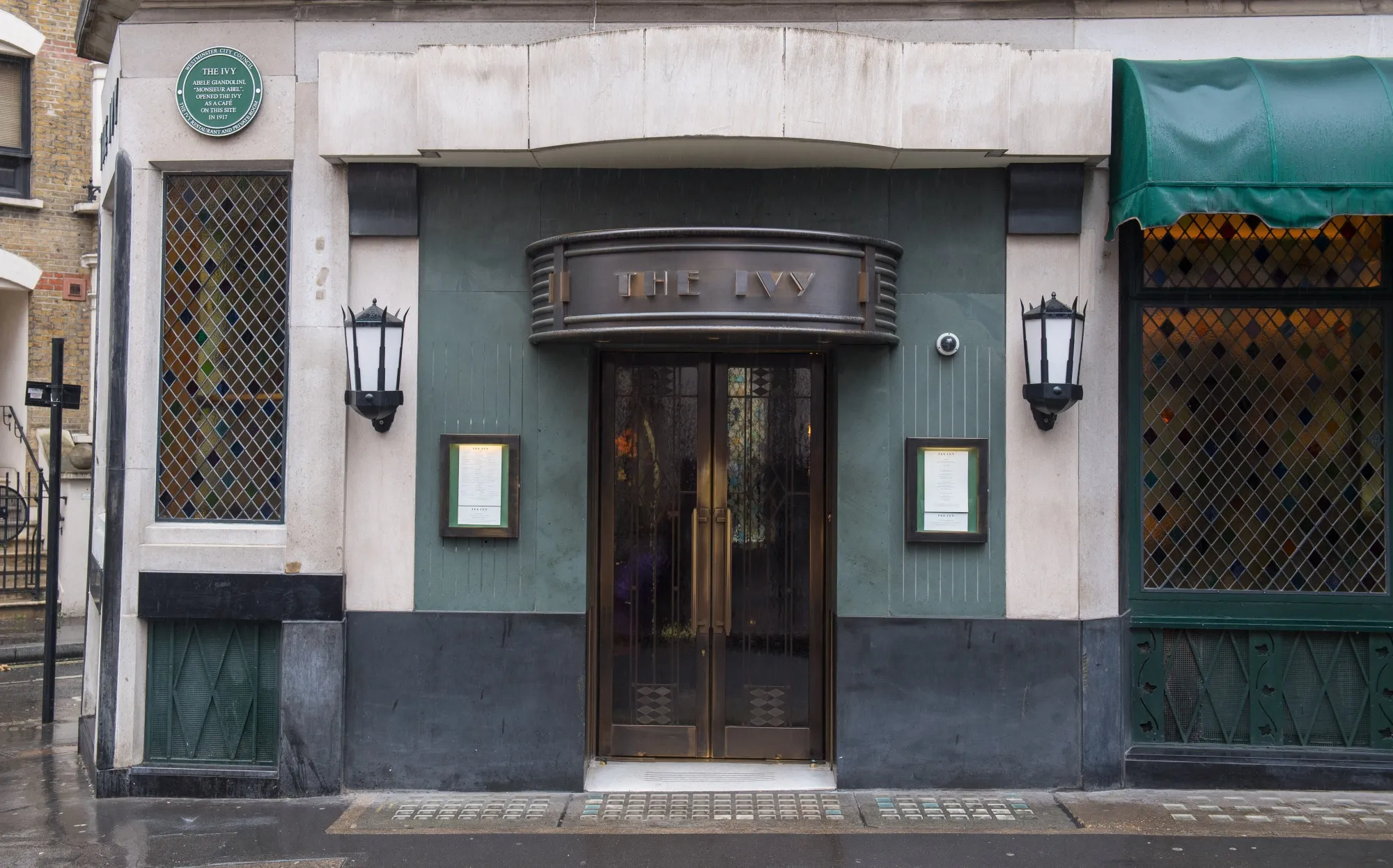 The Ivy on West Street, London.