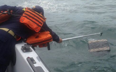 Cocaine floating at sea
