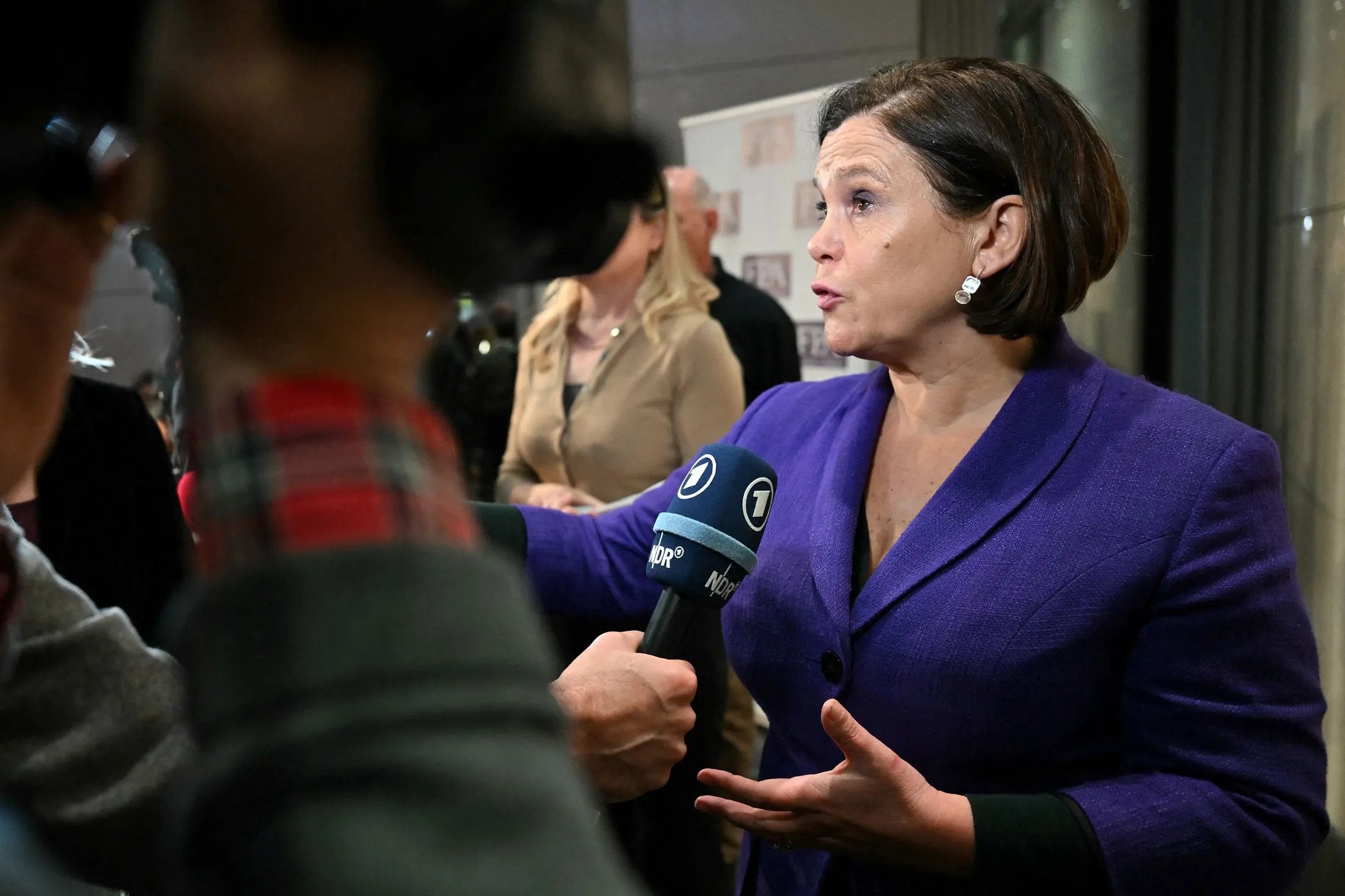 Sinn Fein leader Mary Lou McDonald.
