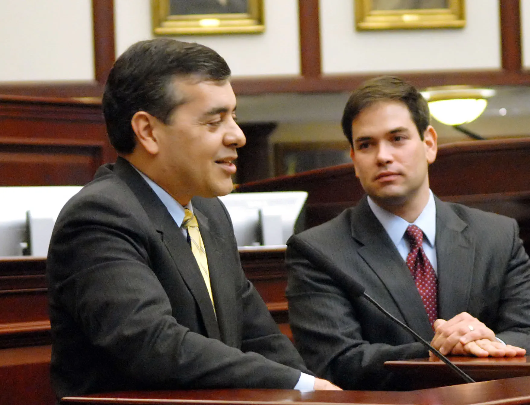 Rivera and Rubio&nbsp;in their state-lawmaker days.