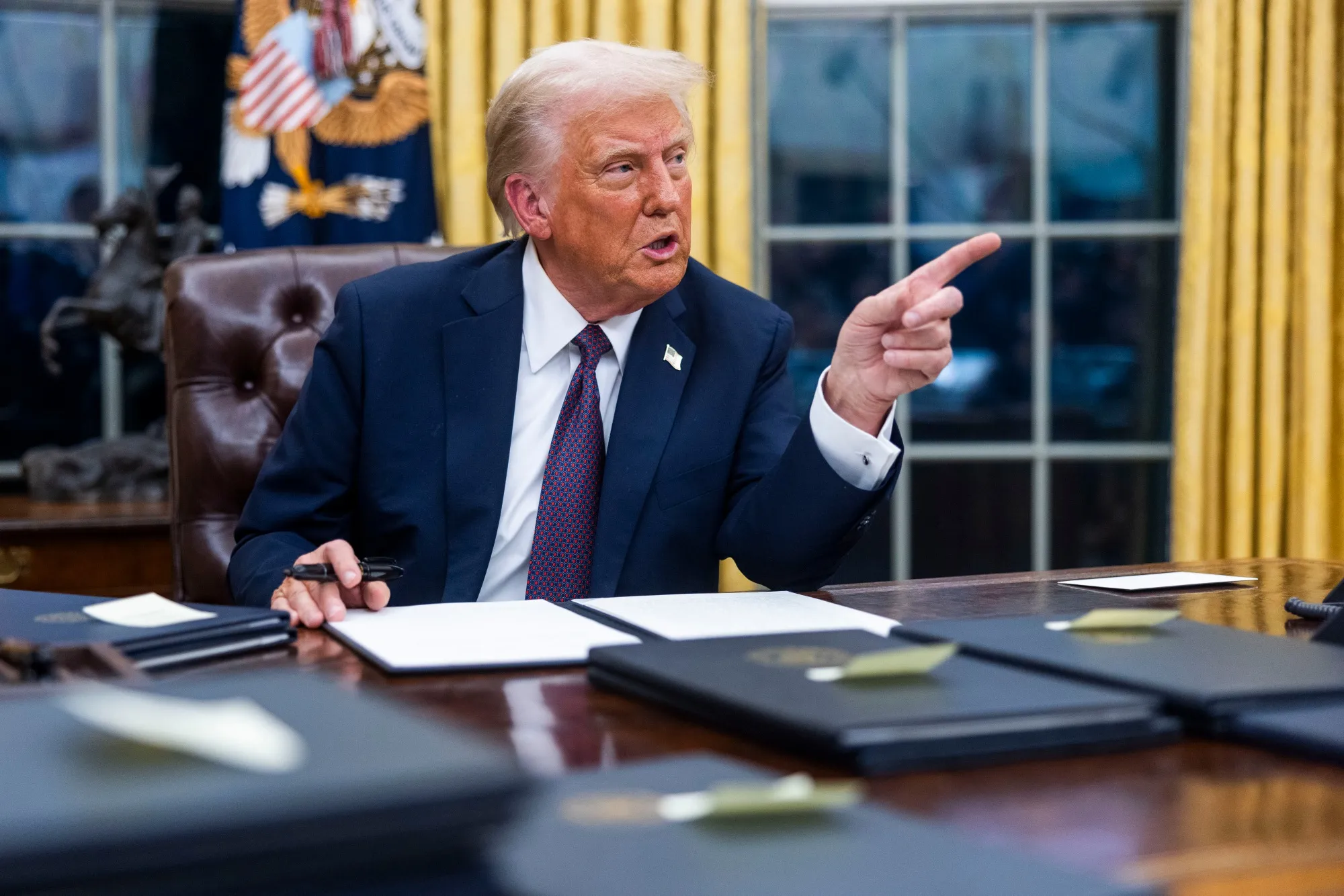 The broader energy directive signed by Trump Monday terminated Biden’s American Climate Corps program - a New Deal-inspired jobs program to fight climate change around the US.&nbsp;