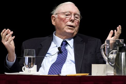 Berkshire Hathaway Vice Chairman Charles Munger