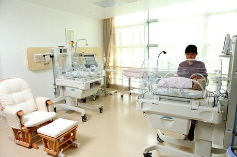 A newborn intensive care unit