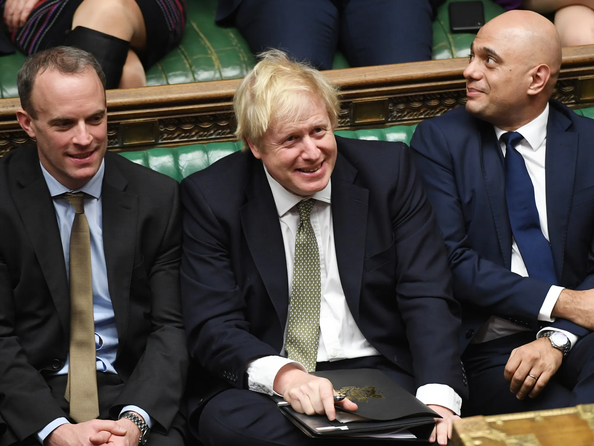 Boris Johnson following the state opening of Parliament on Dec. 19.