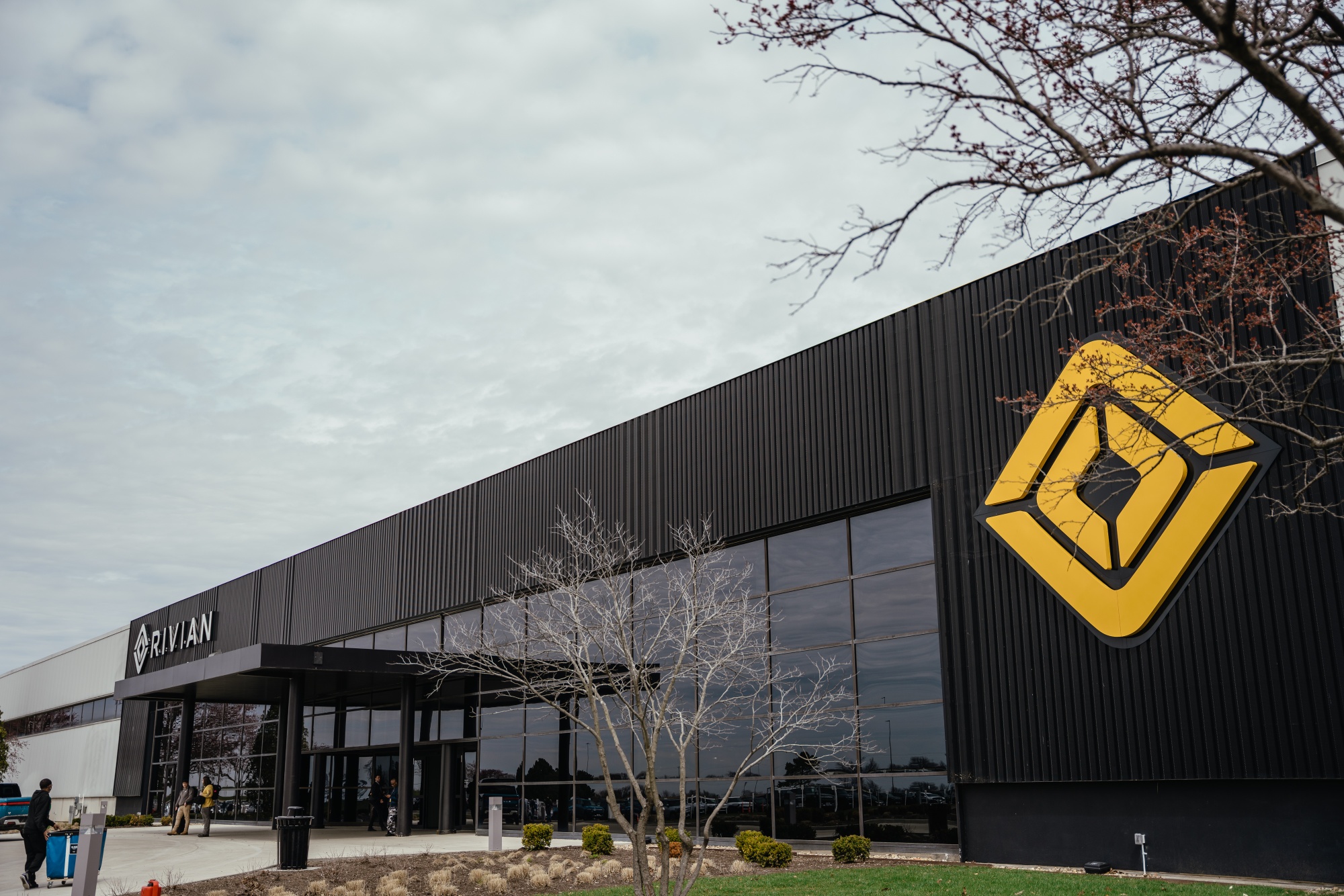 The Rivian manufacturing facility in Normal, Illinois, US., on Monday, April 11, 2022. Rivian Automotive Inc. produced 2,553 vehicles in the first quarter as the maker of plug-in trucks contended with a snarled supply chain and pandemic challenges. Photographer: Jamie Kelter Davis/Bloomberg