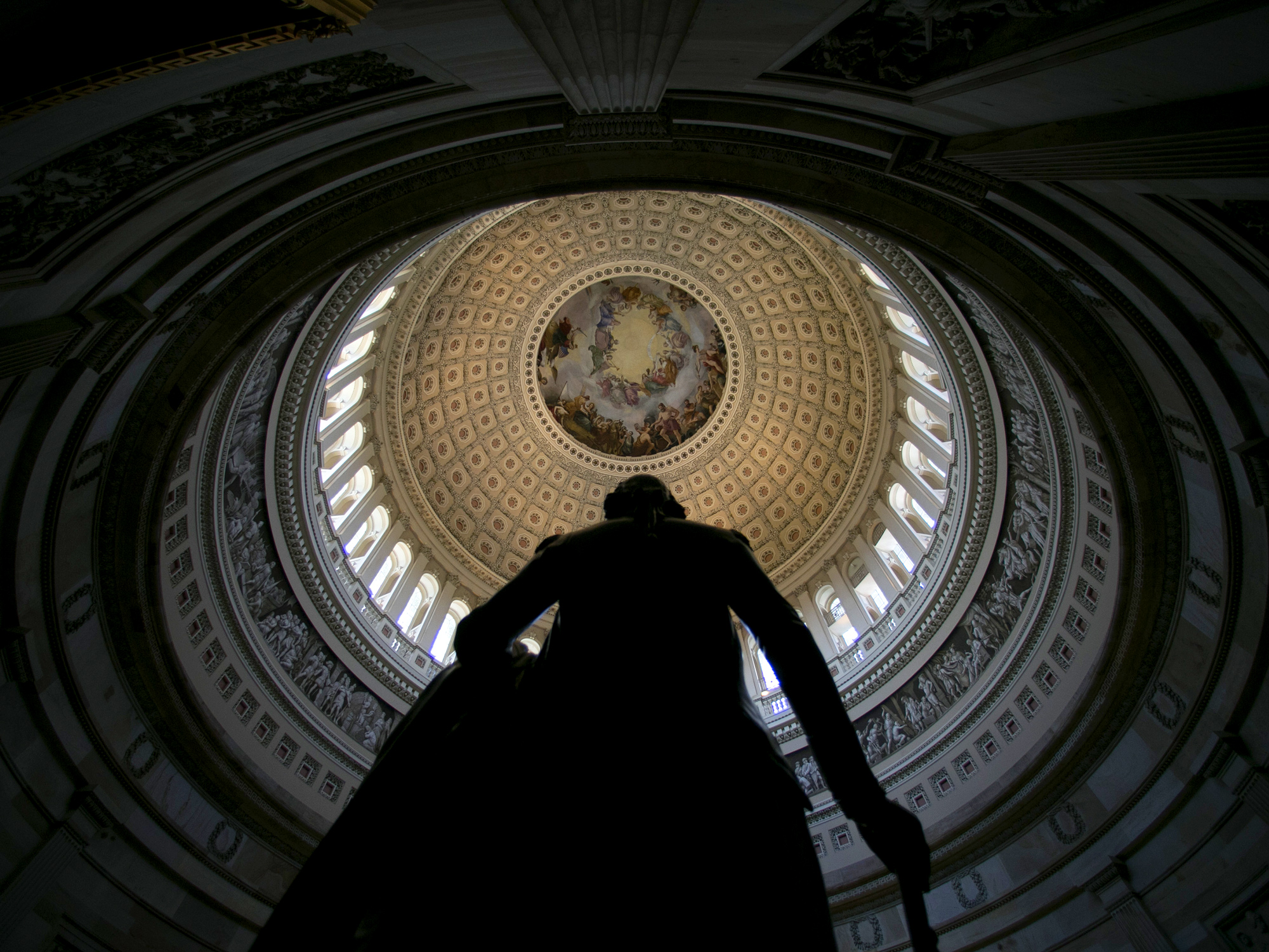 The U.S. Capitol Rotunda.