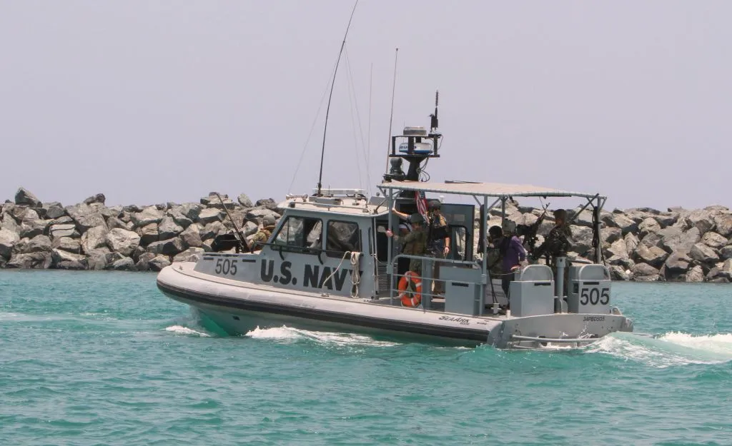 Headed into the Strait of Hormuz.