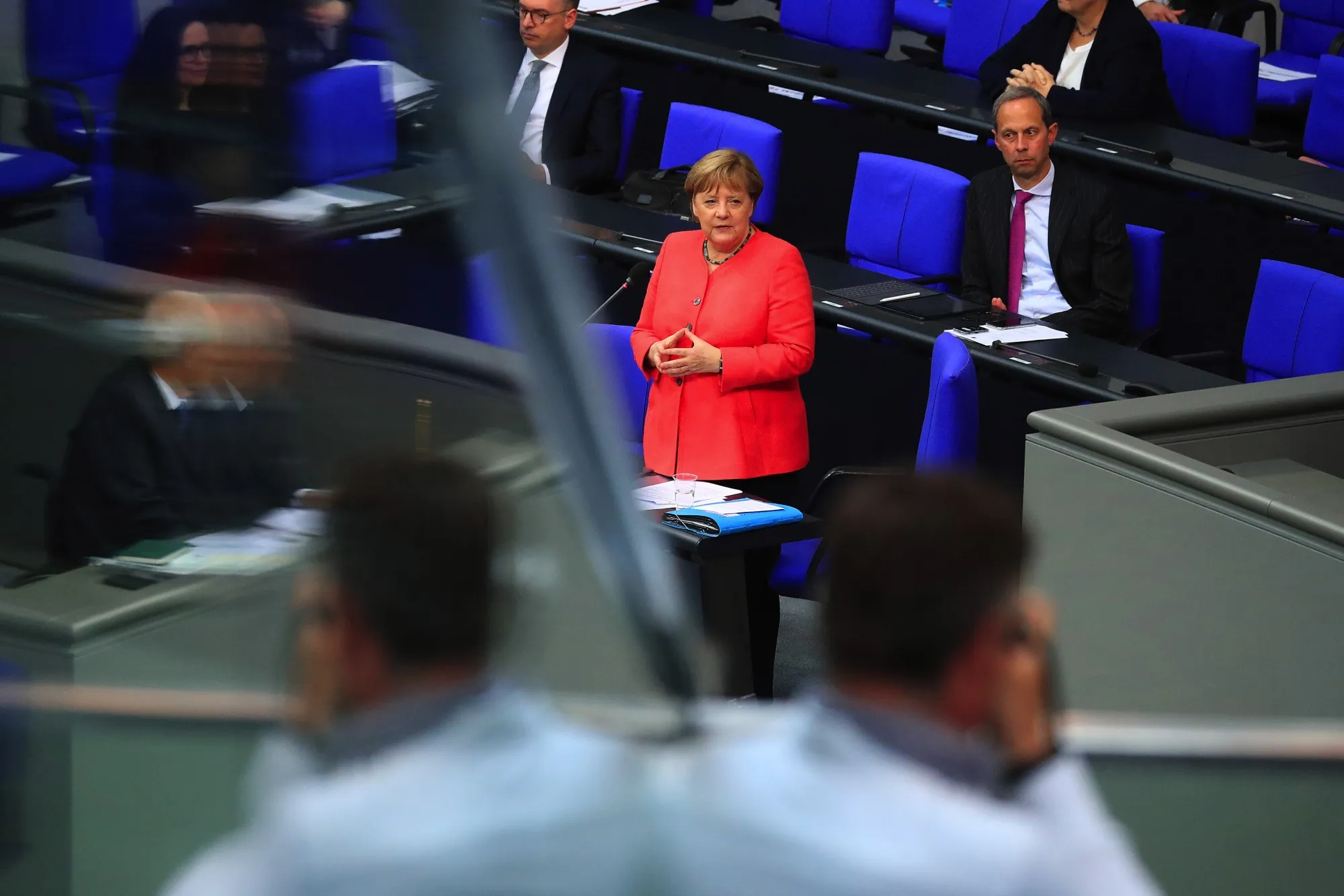 Angela Merkel on July 1.