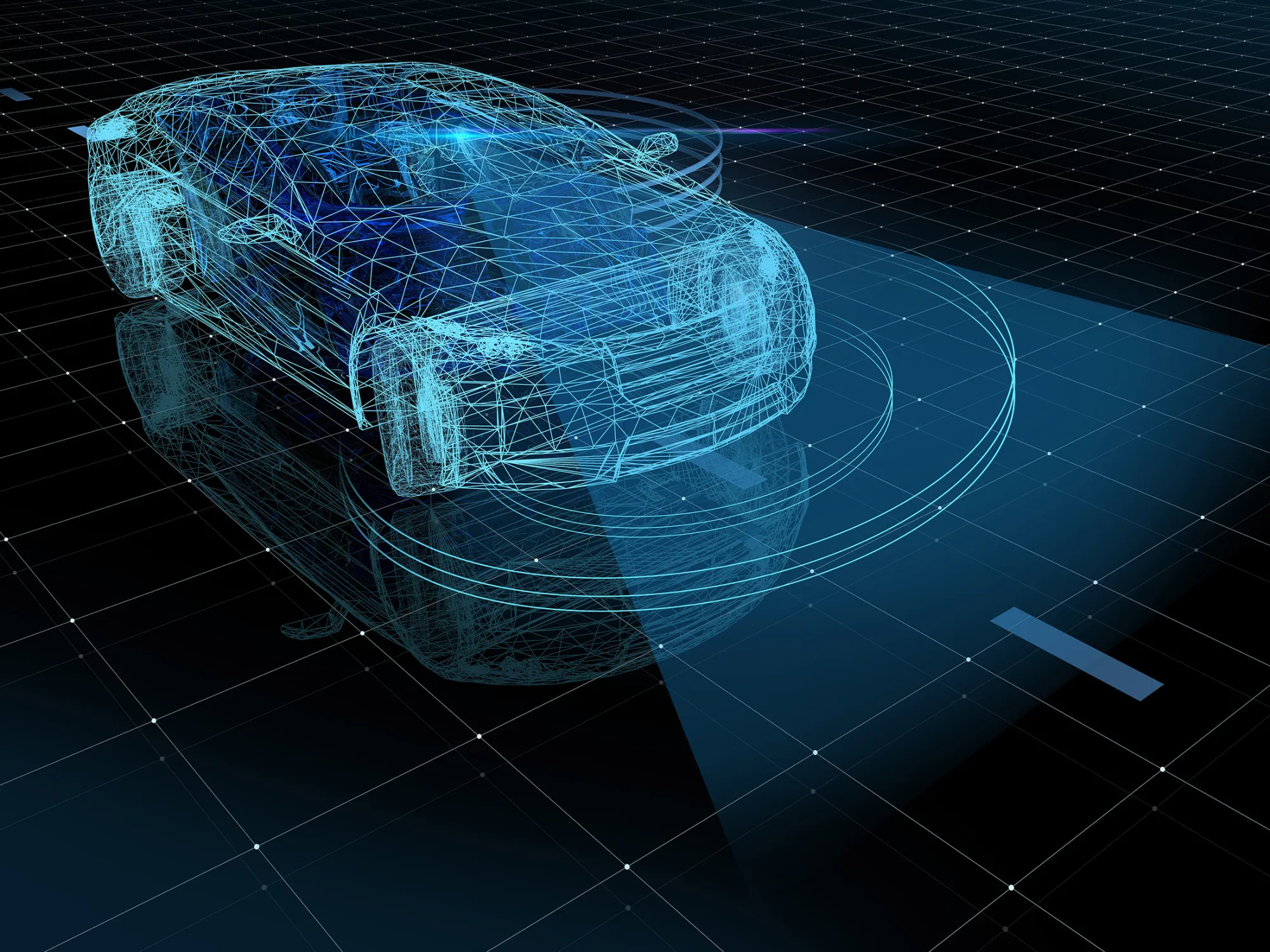 RF self driving autonomous