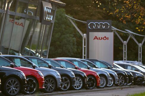 German Automobile Showrooms As Carmakers Drag European Stocks Lower
