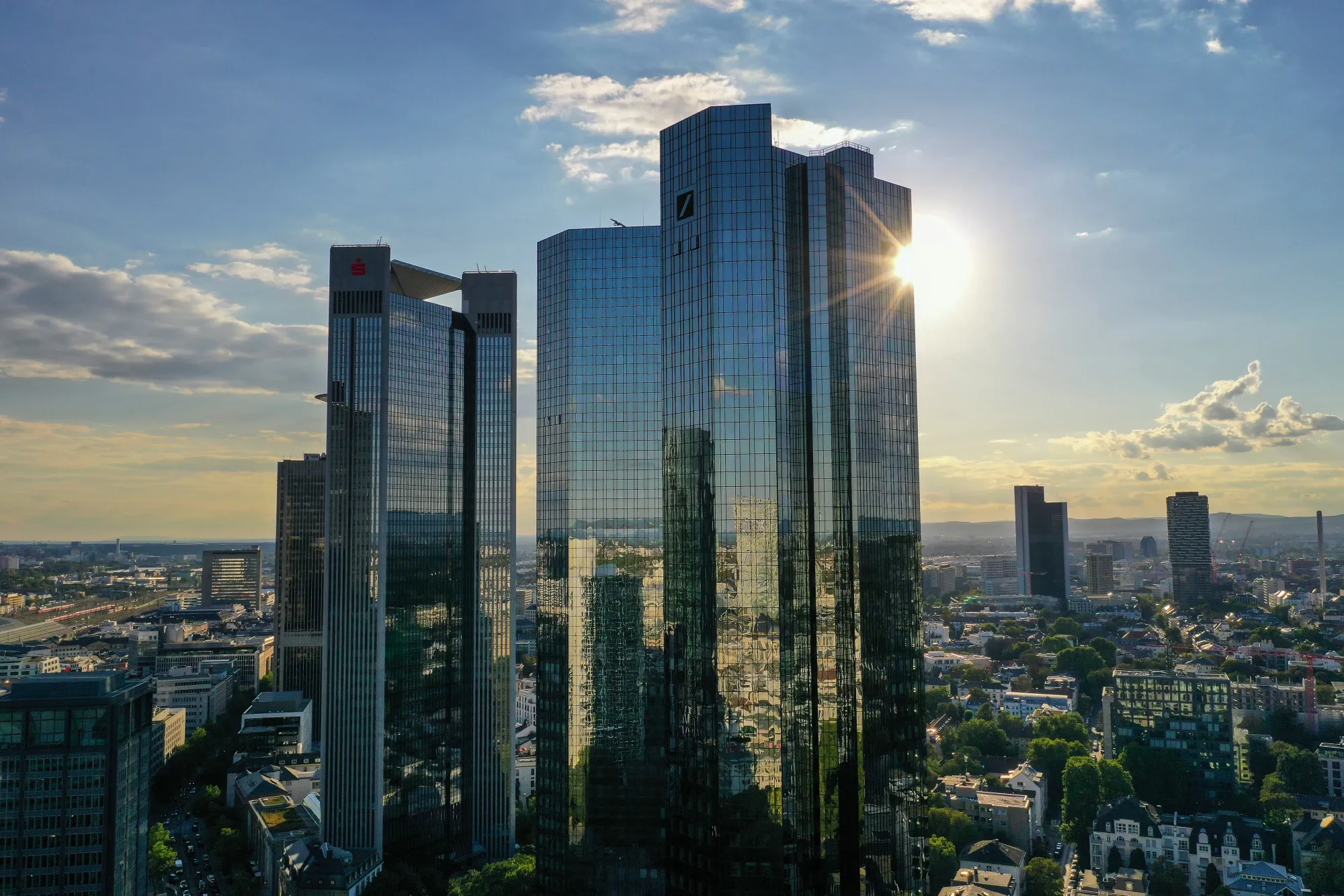 Aerial Views of Germany's Financial Capital