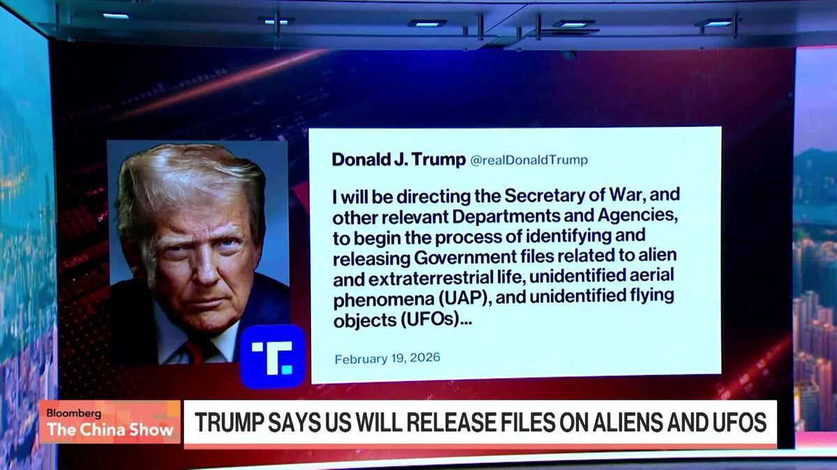 Trump Says US Will Release Files Related to Aliens and UFOs.