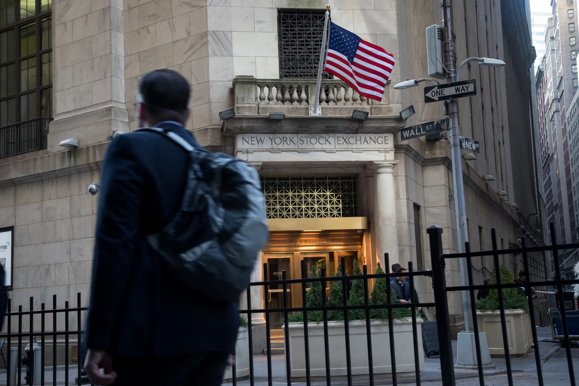The New York Stock Exchange.