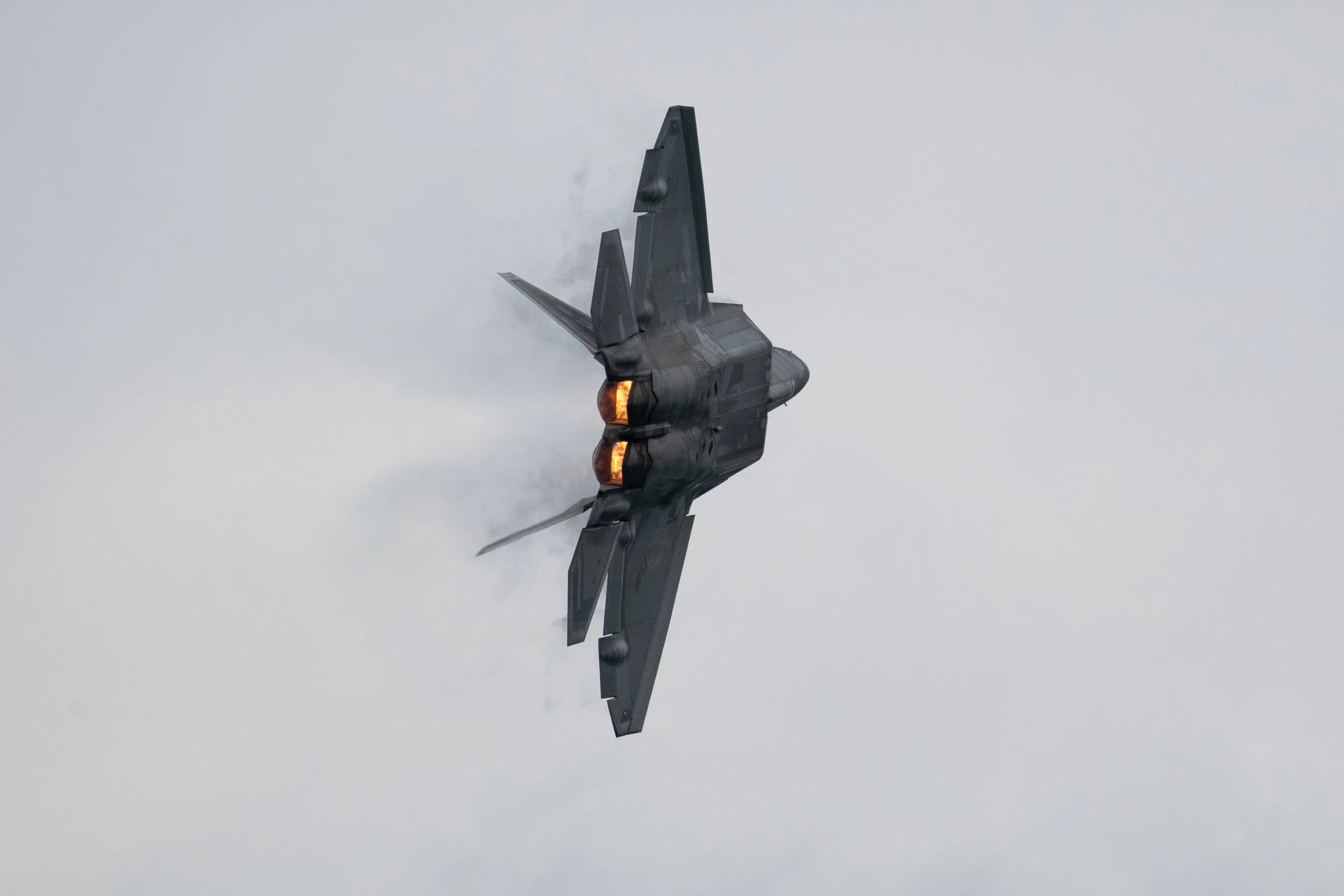 A U.S. Air Force F-22 Raptor fighter jet.