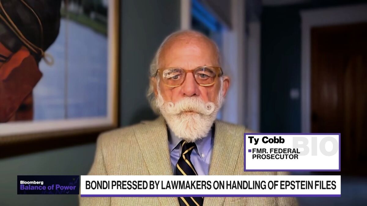 Pam Bondi Doesn't Care About Epstein Victims: Ty Cobb