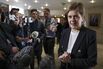 Nicola Sturgeon Attends Scottish Parliament