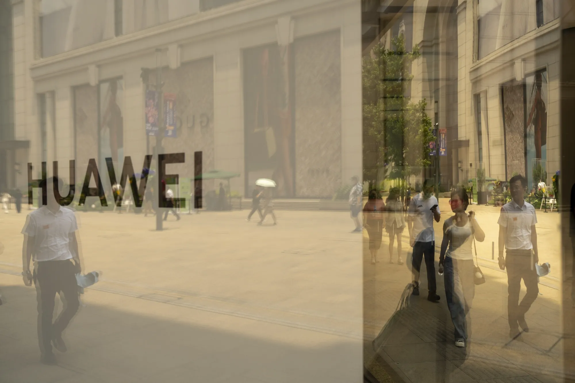 A Huawei Technologies Co. store in Shanghai.