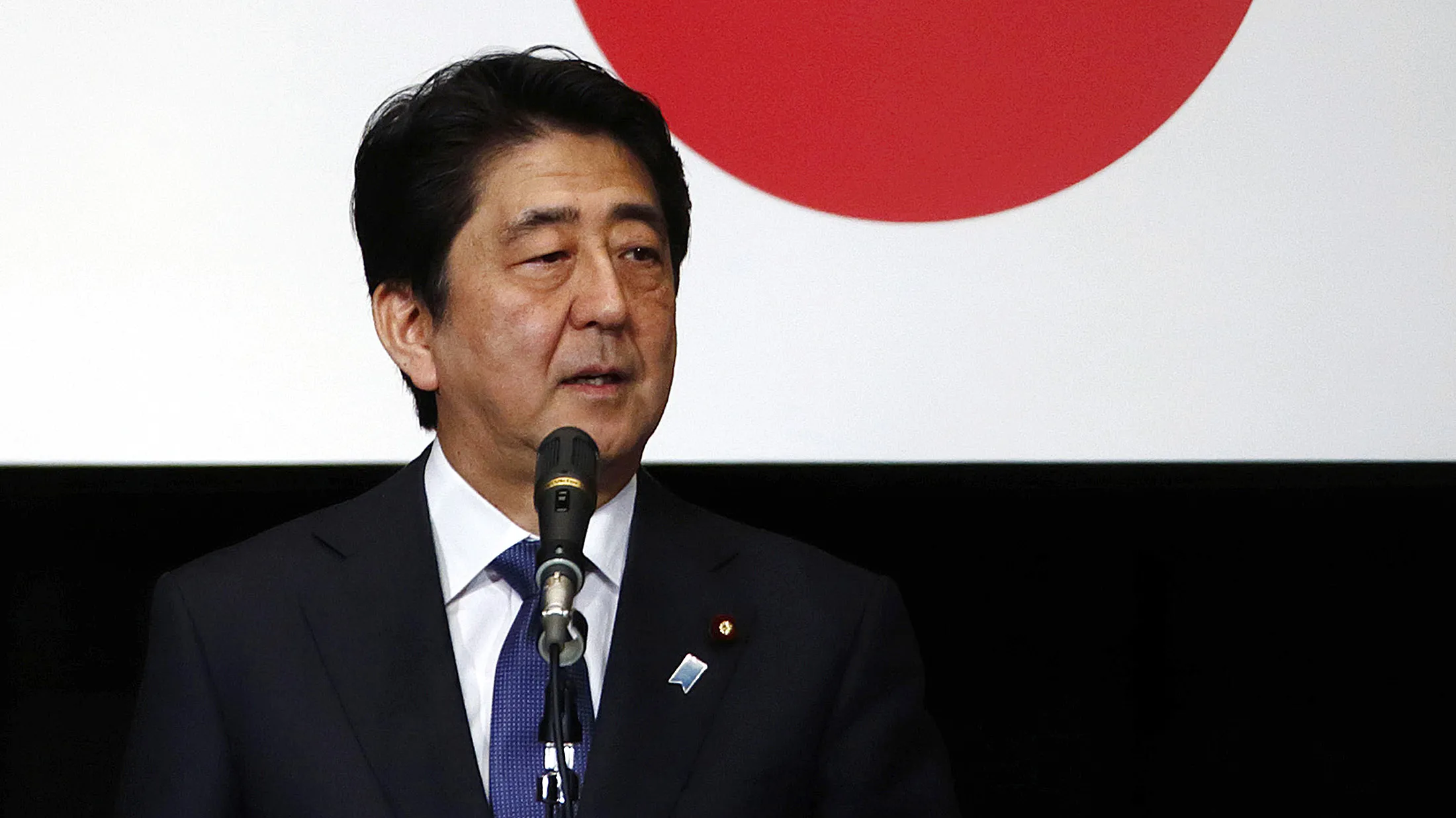 Shinzo Abe.
