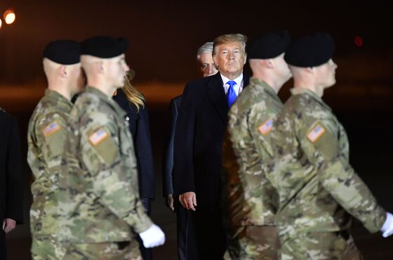 Trump Meets Families of Soldiers Killed in Afghanistan