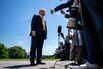 President Trump Departs White House For China