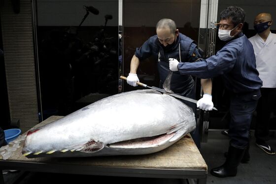 Tuna Sells for Just 10% of 2020 Price at Tokyo New Year Auction