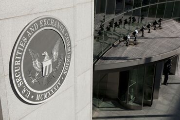 The US Securities and Exchange Commission headquarters in Washington, DC.