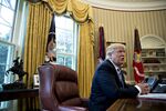 Interview With President Donald Trump In The Oval Office 