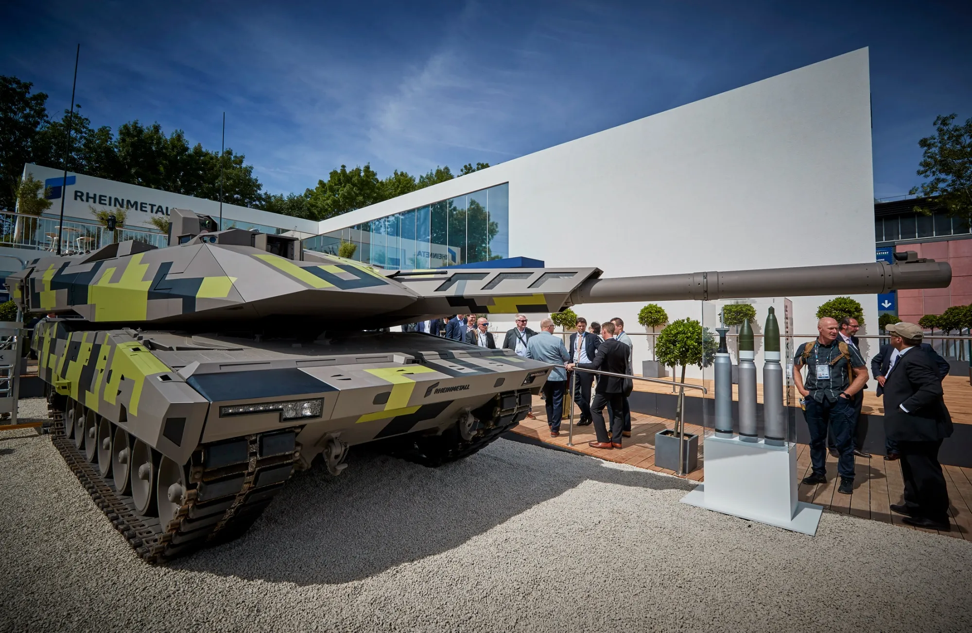 A Rheinmetall Panther main battle tank.