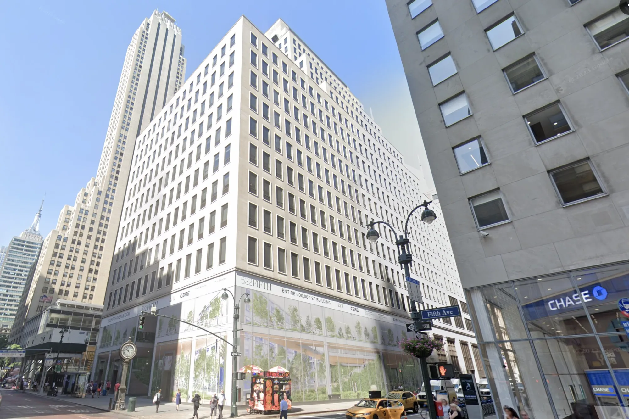 522 Fifth Ave in New York.