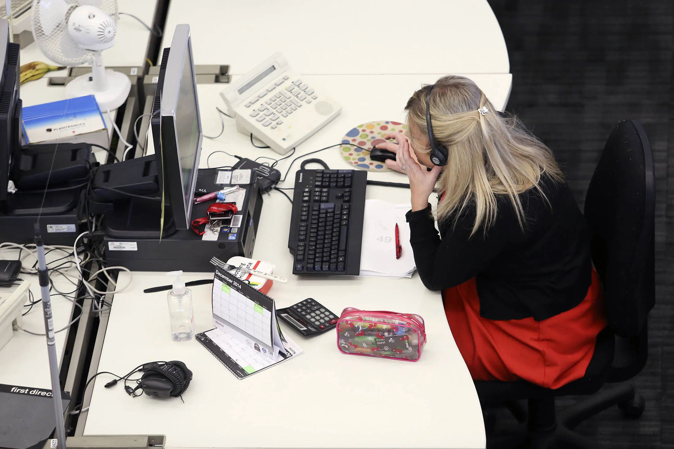 Operations Inside HSBC Holdings Plc's First Direct Internet Banking Unit's Customer Service Call Centre