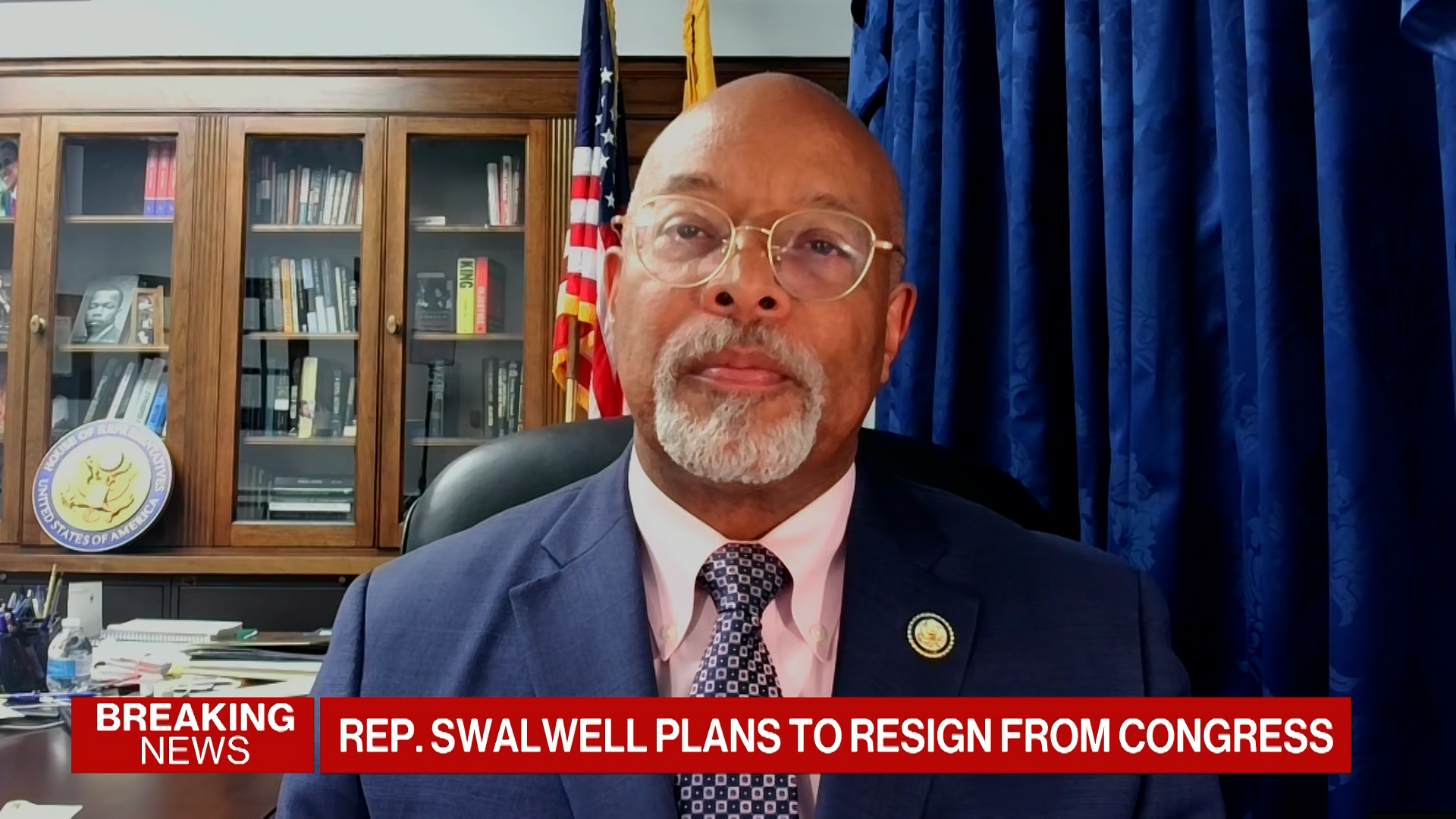“Typically there is not, because the House essentially loses jurisdiction over the member who’s departed,” Democratic Representative Glenn Ivey, who serves on the House Ethics Committee, speaking about any investigation of Swalwell on Bloomberg’s Balance of Power
