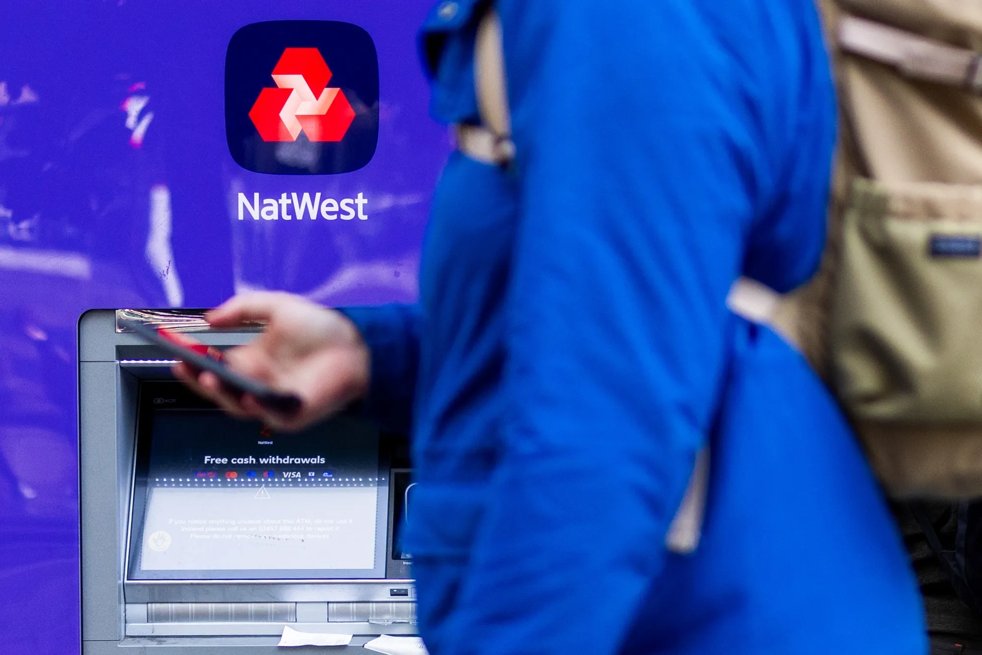 NatWest reported pretax income of £2.03 billion ($2.8 billion) for the first quarter.