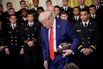 President Trump Presents Commander-in-Chief Trophy To The U.S. Naval Academy Football Team, The Navy Midshipmen