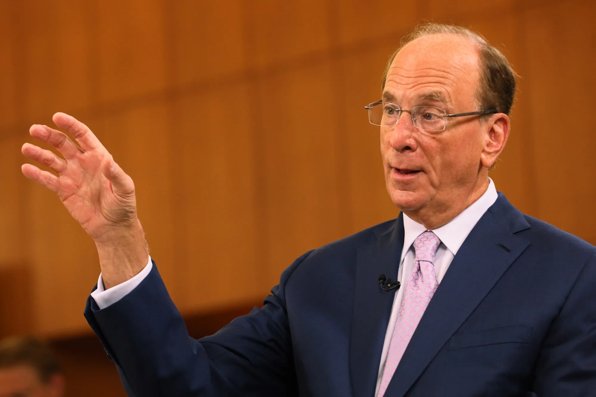 Larry Fink in Berlin, on Oct. 21.