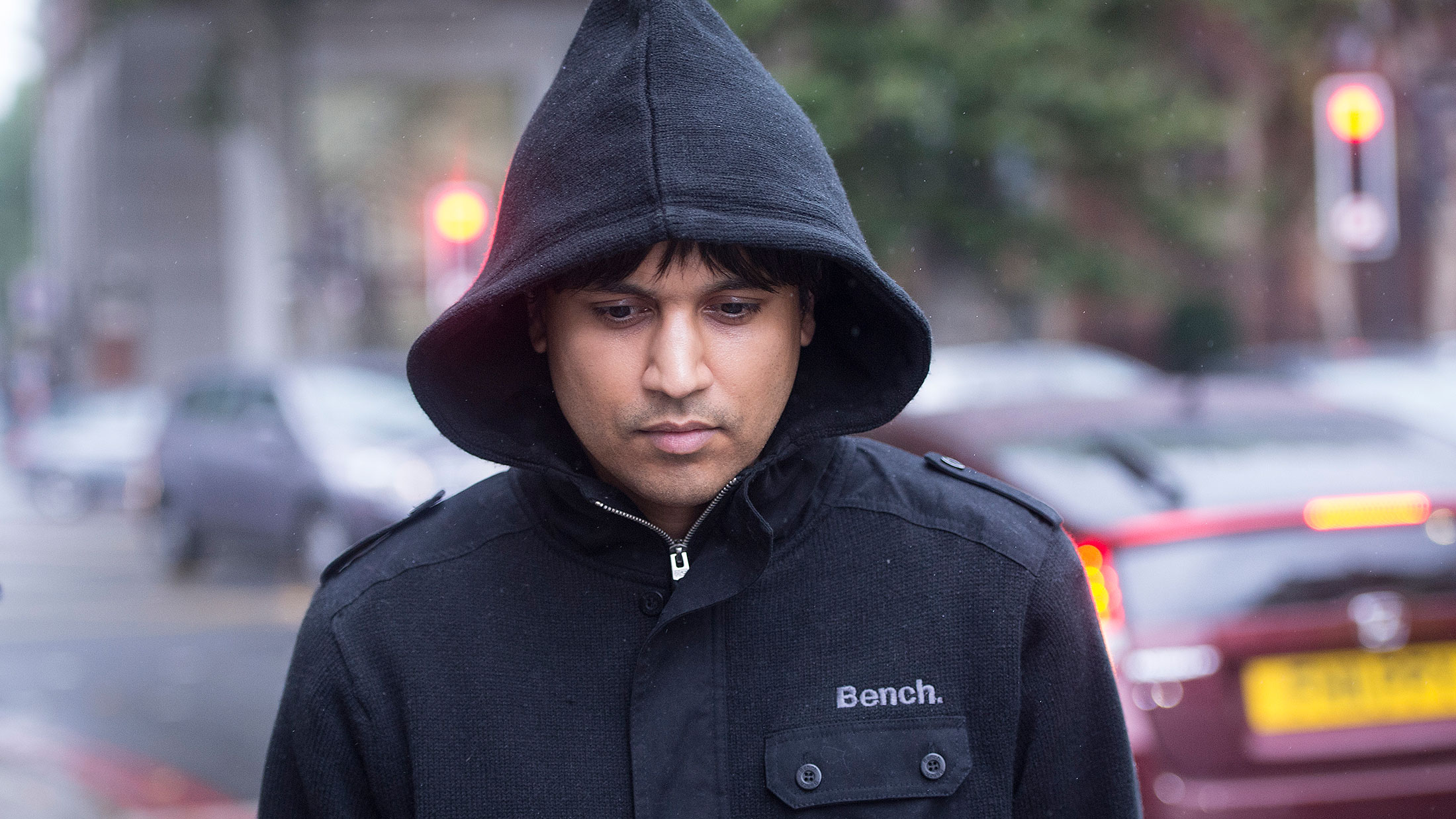 Navinder Singh Sarao, a British trader charged over his role in the 2010 U.S. flash crash, leaves Westminster magistrates in London on Aug., 14, 2015.
