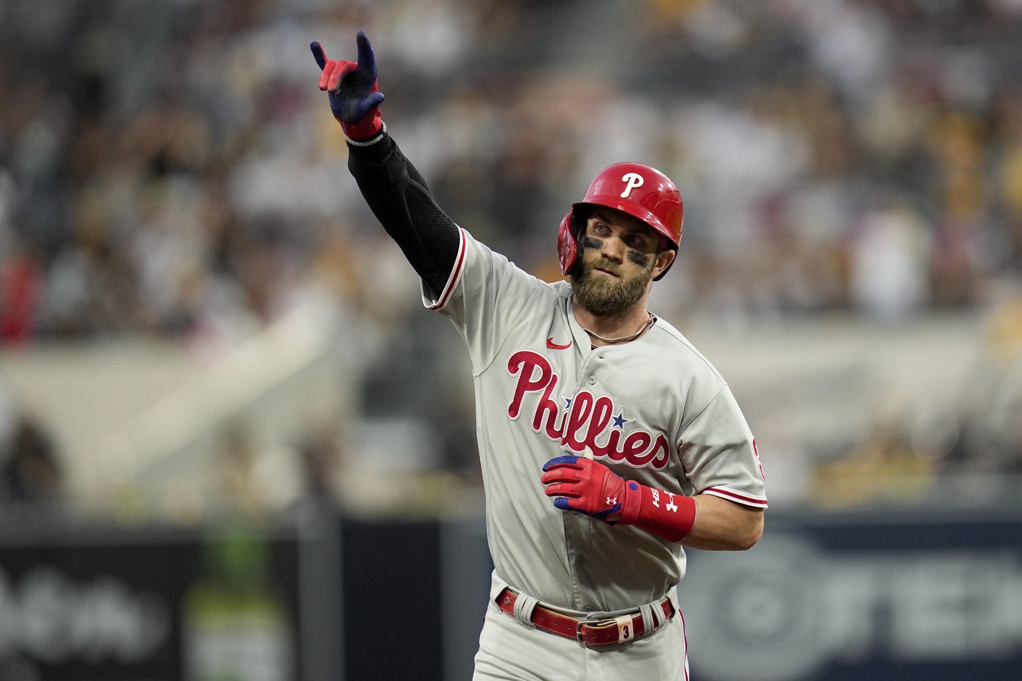 World Series 2022: Bryce Harper's homer powers Philadelphia Phillies past  San Diego Padres in NLCS - 6abc Philadelphia