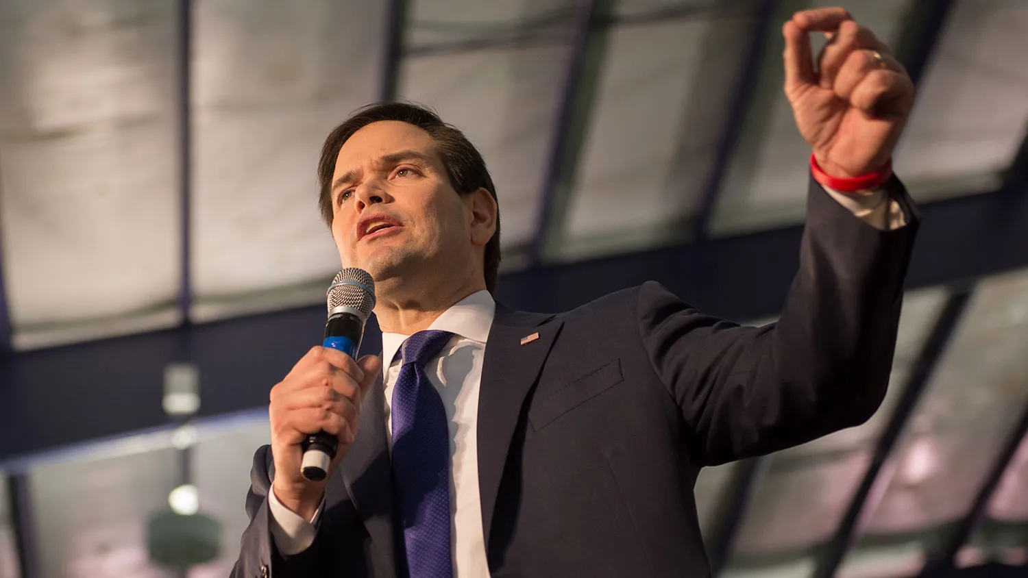 Republican presidential candidate Marco Rubio speaks on Feb. 29, 2016, in Conway, Arkansas.
