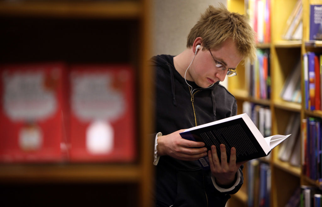 Cheaper books equals more beer money.