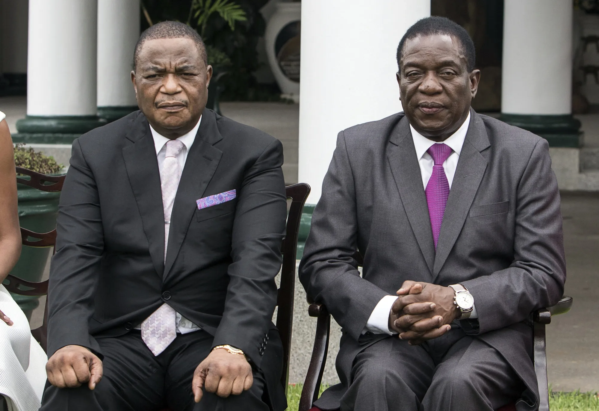 Constantino Chiwenga&nbsp;and Emmerson Mnangagwa.