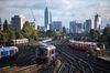 LONDON, ENGLAND - OCTOBER 11: Trains arrive at and depart from Clapham Junction Station during the morning rush hour on October 11, 2018 in London, England. The Office of Road and Rail released its annual report on UK rail finance today. Net government support of the rail industry totalled £6.4billion in 2017-18 (not including Network Rail loans). This was £601million higher than 2016-17. The government received a net contribution from the train operating companies of £223million compared with £776million in the previous 12 months. (Photo by Jack Taylor/Getty Images)