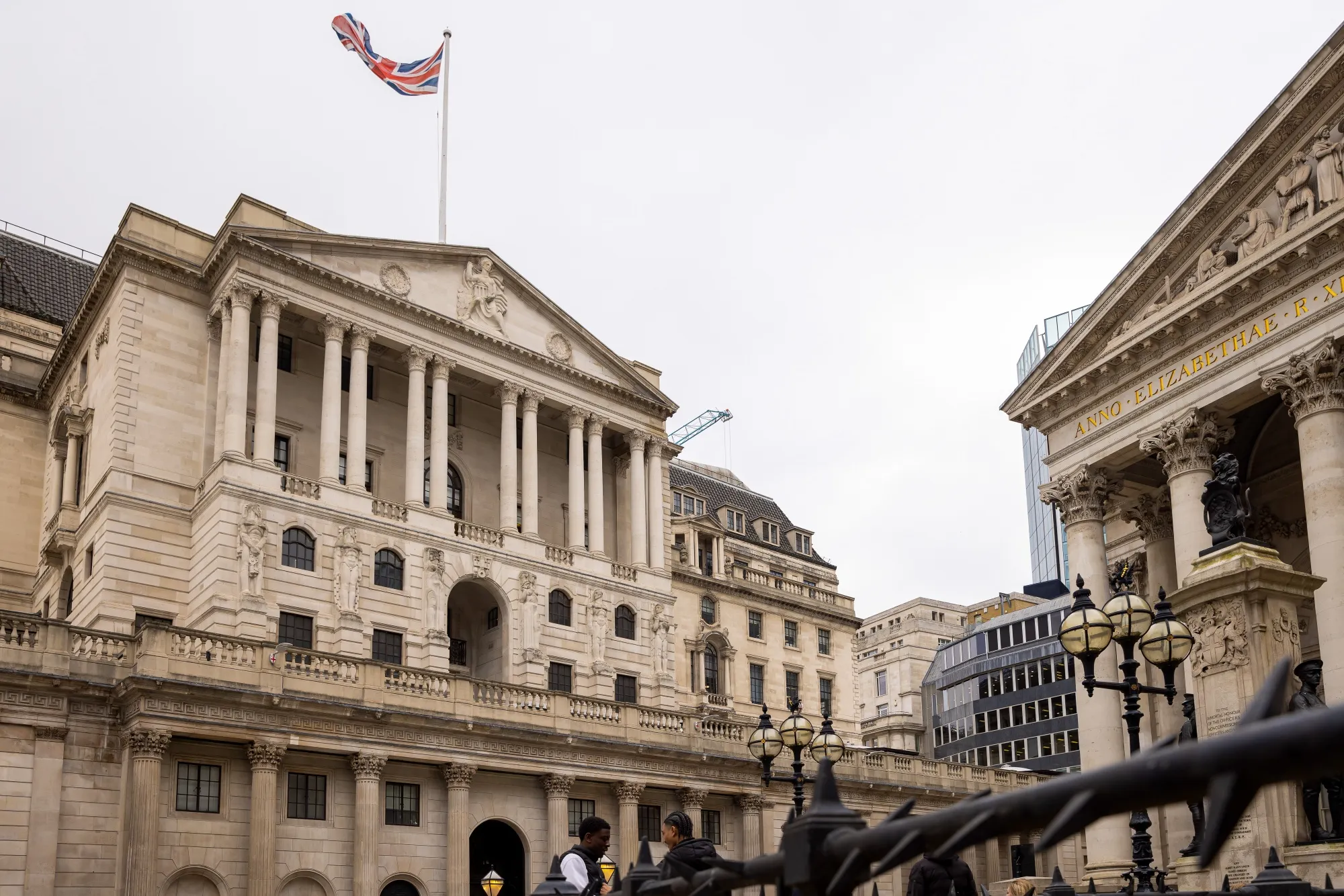 The Bank of England in London.
