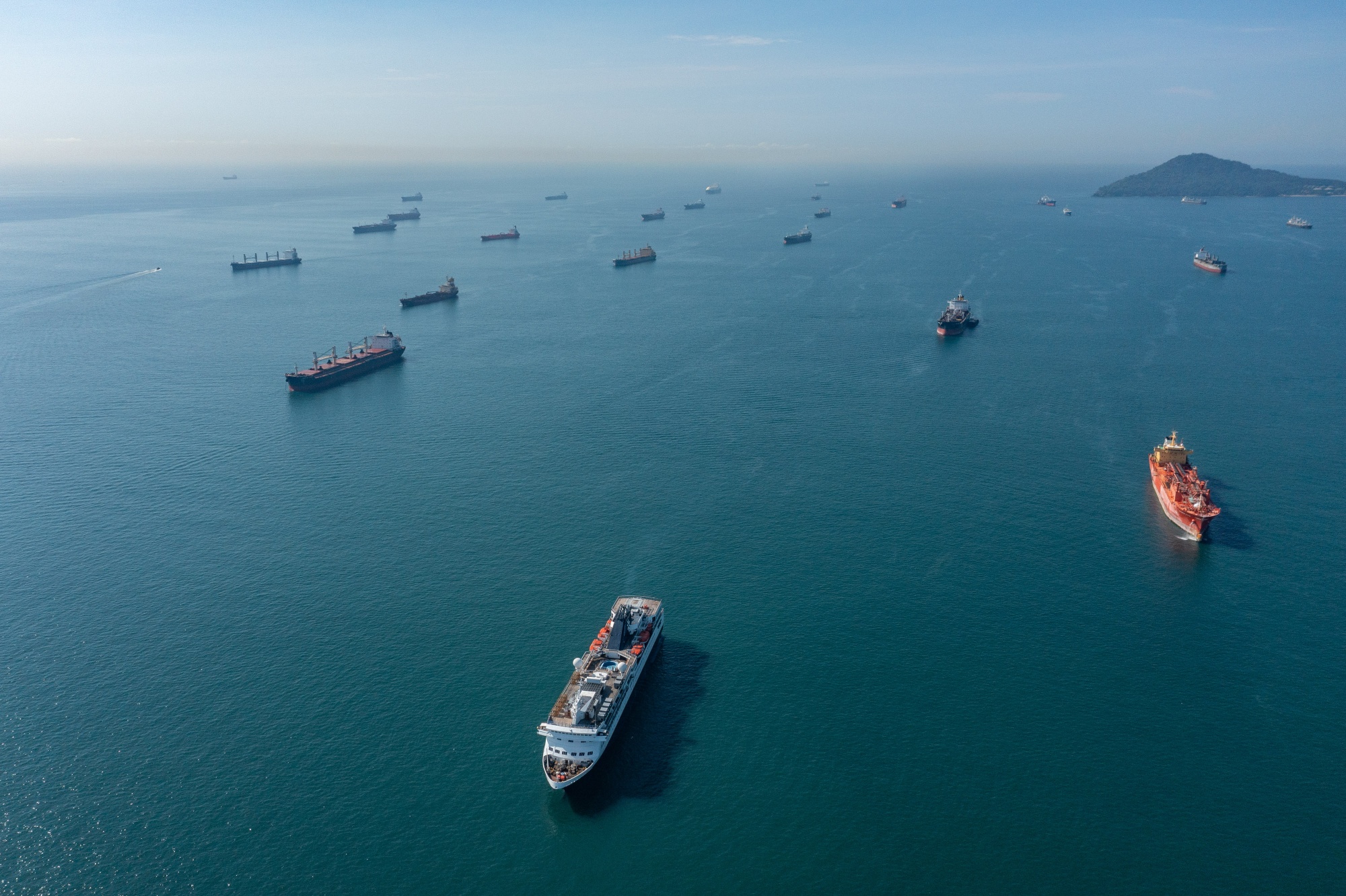 Ships Are Backed Up at the Panama Canal Because of Historic Drought
