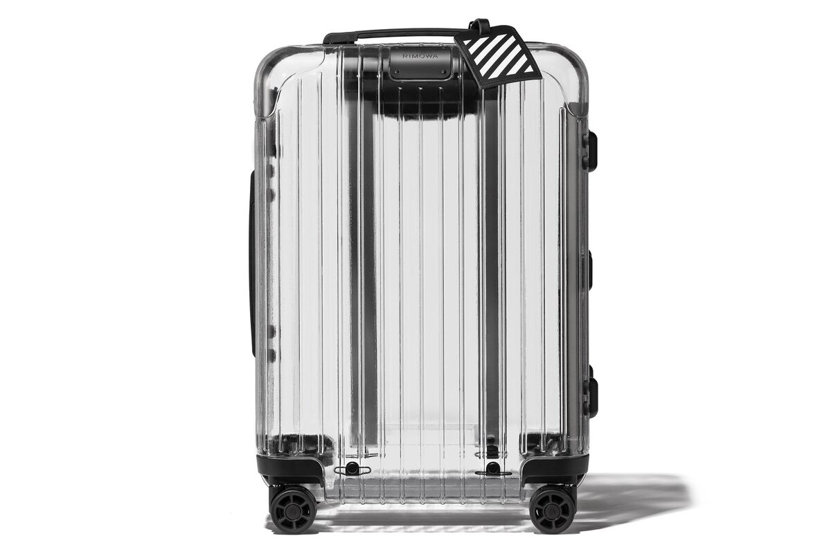 Rimowa X OFF-WHITE Collaboration Clear With Black Cover Luggage