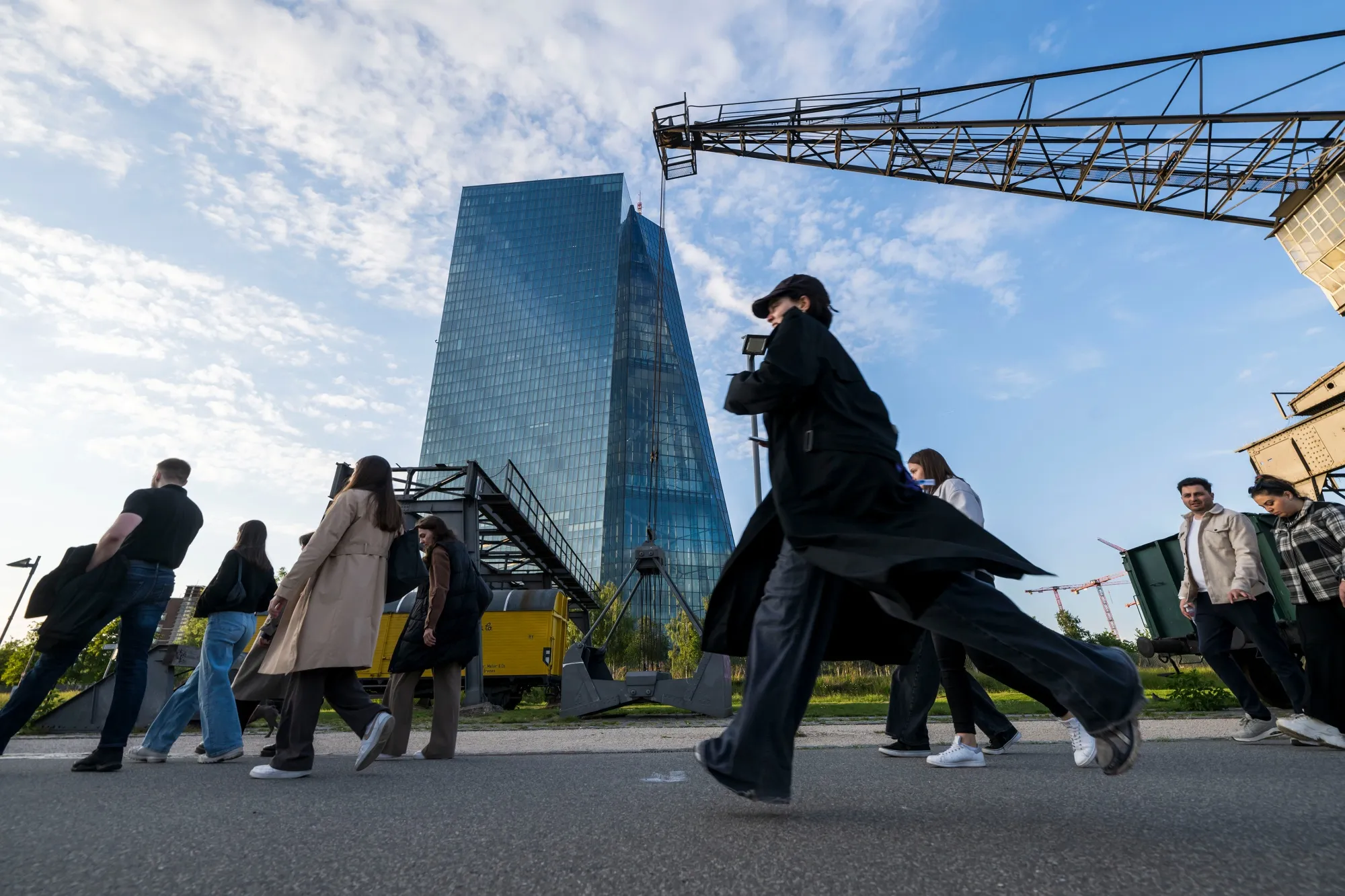 The headquarters of the European Central Bank&nbsp;in Frankfurt.