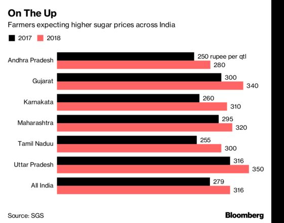Pests and Drought Set to Cut Indian Sugar Output From Record