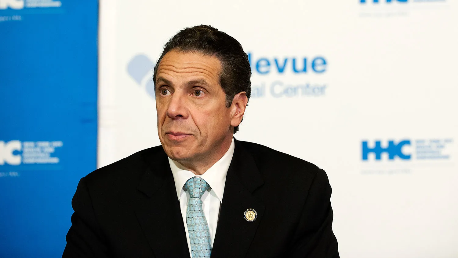 Governor Andrew Cuomo of New York speaks at a press conference October 23, 2014 in New York City.

