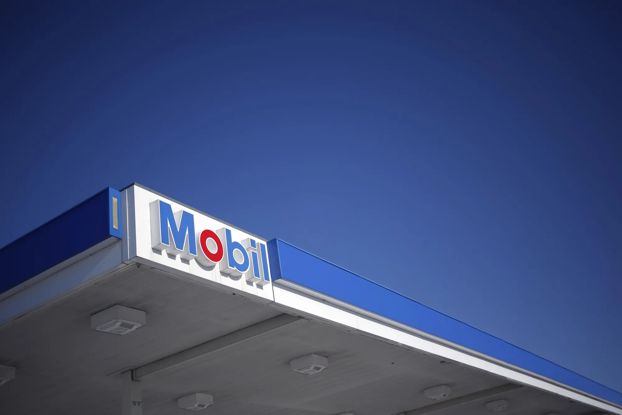 An Exxon Mobil Corp. Gas Station As Earnings Beat Highest Estimate