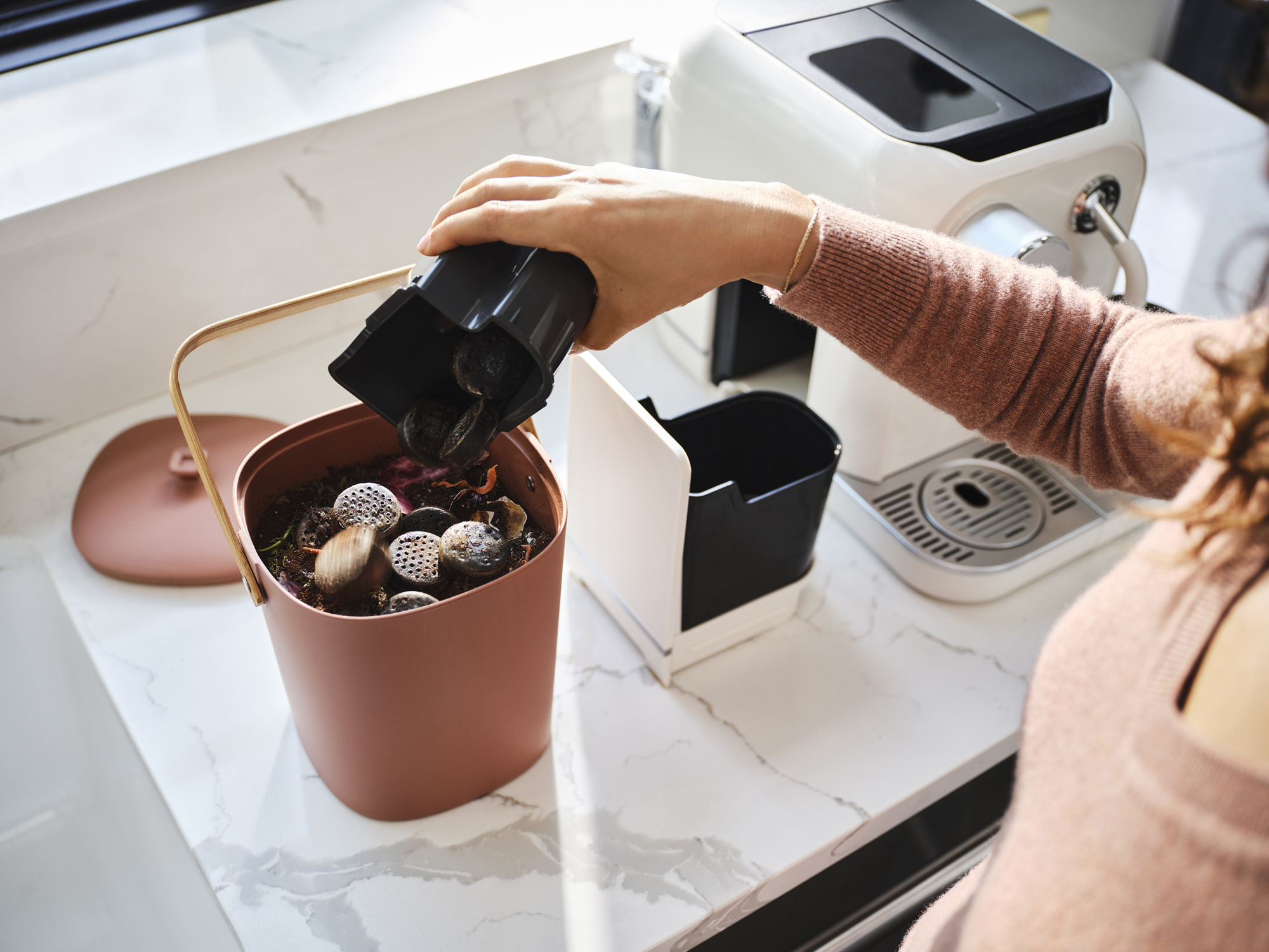 AltaRounds compressed coffee pucks. Keurig