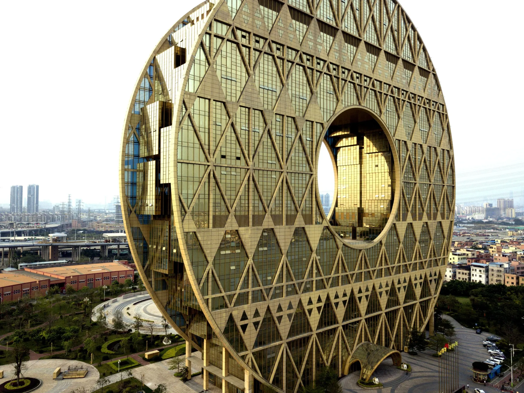 The Guangzhou Circle building.