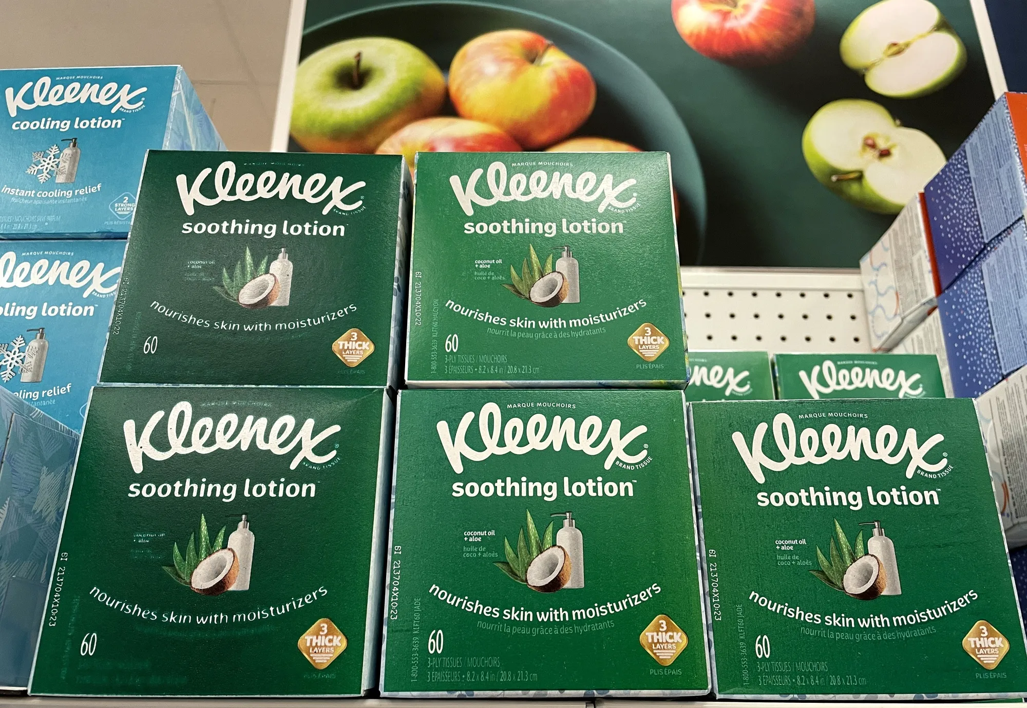 Same Kleenex, fewer tissues.